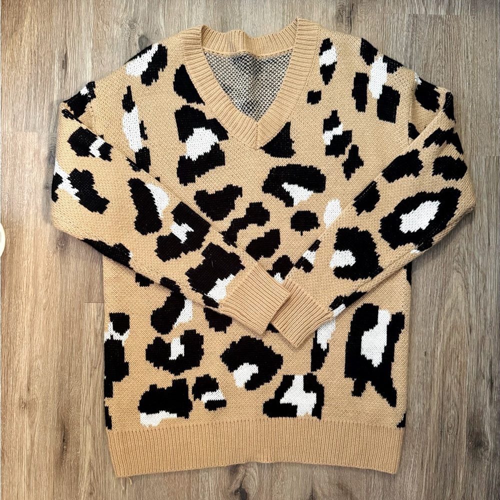 Leopard Print Sweater